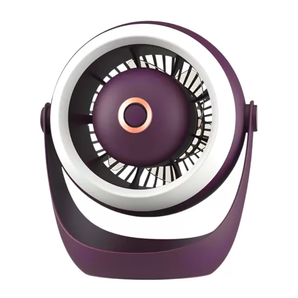 Producto - Mini Ventilador Portátil Turbo Inalámbrico De Mesa Luz Led