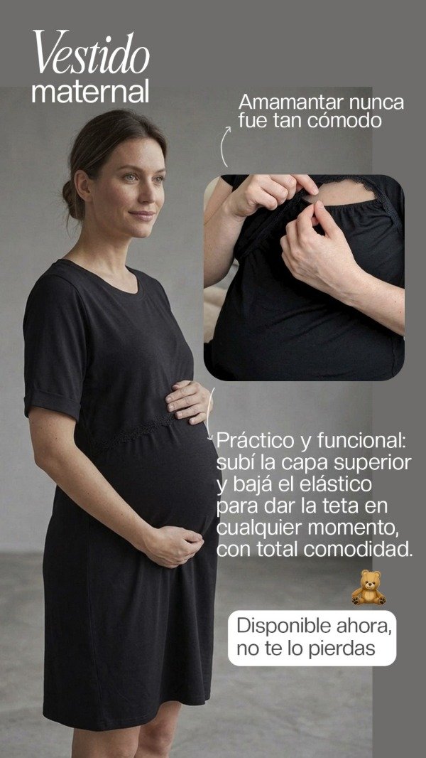 Camisón Cielo maternal