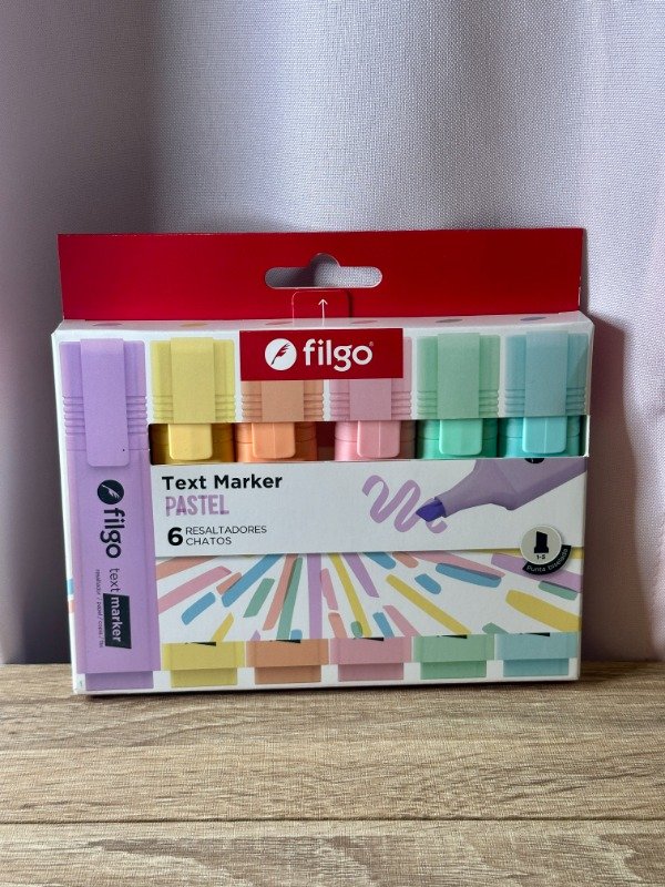 Producto - Set Resaltadores Text Marker Pastel x6