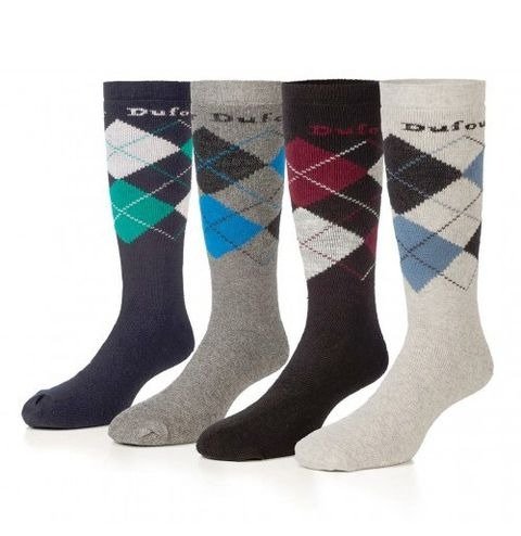 Producto - MEDIAS HOMBRE 3/4 ROMBOS MODELOS SURTIDOS DUFOUR