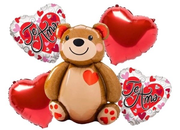 Producto - Set de 5 globos Oso
