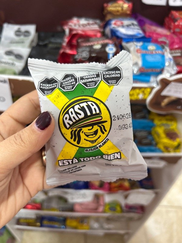 Producto - ALFAJOR RASTA BLANCO 70GR