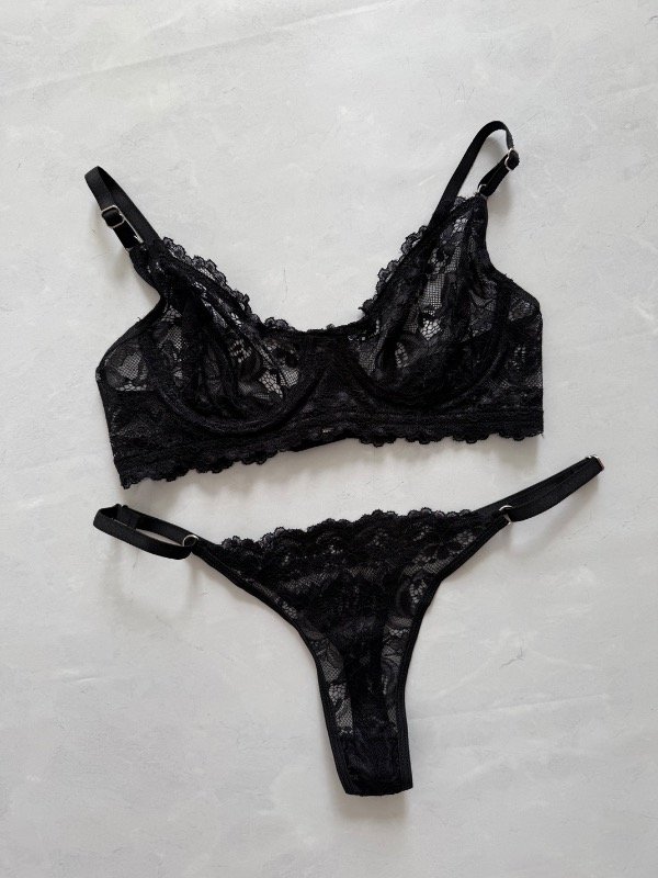 Producto - Set encaje negro