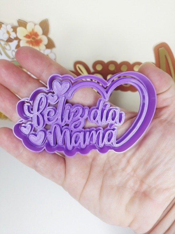 Producto - Cortante Corazón Feliz Día Mamá