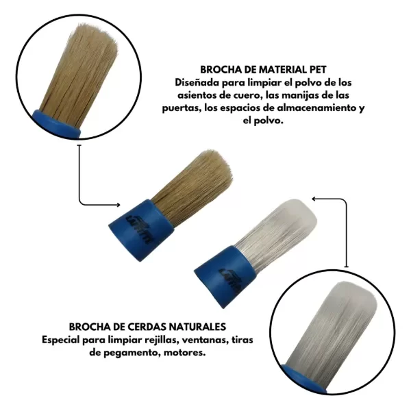 Producto - SET BROCHAS INTERCAMBIABLES USO PROFESIONAL - LAFFITTÉ - 4
