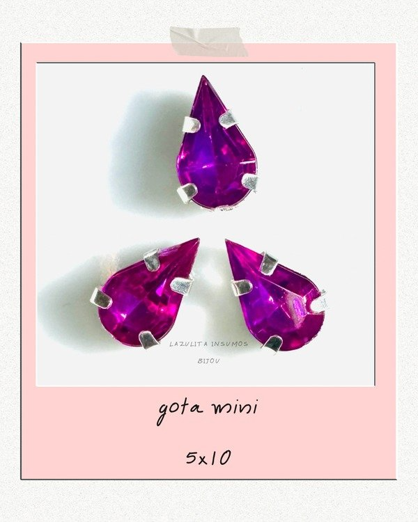 Producto - 5X10 GOTA MINI FUCSIA