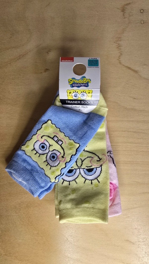 Producto - Medias - Bob Esponja - Pack x 3