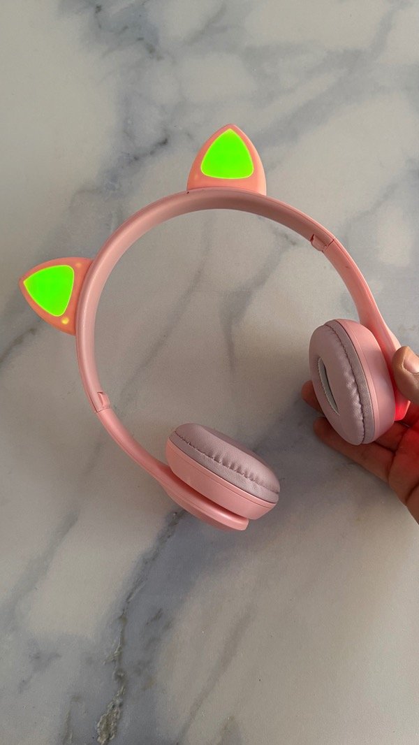 Producto - Auriculares vincha gatito