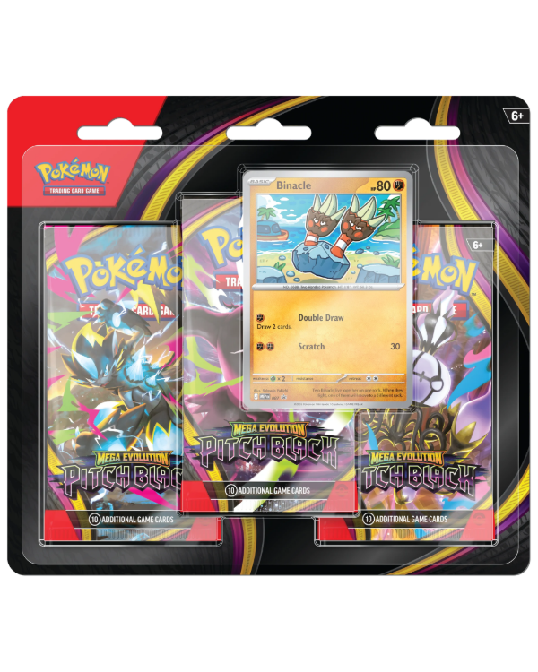 Producto - 3 Pack Blister Pitch Black - Inglés
