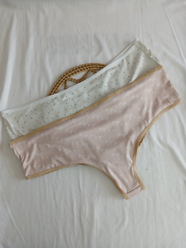 Producto - Culotte less algodón soft estampado XL x2