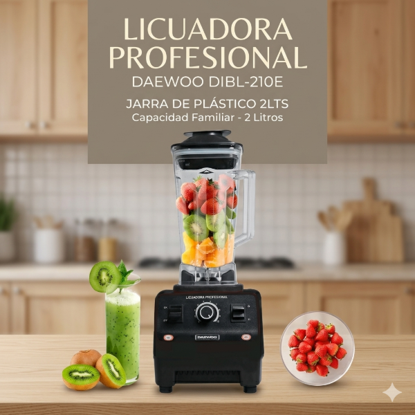 Producto - LICUADORA PROFESIONAL DAEWO DIBL-210E JARRA PLASTICO 2LTS