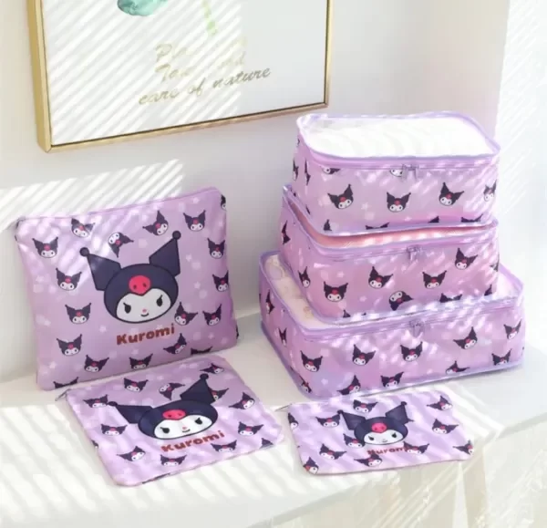 Producto - Organizador Valija 6 En 1 Kuromi My Melody