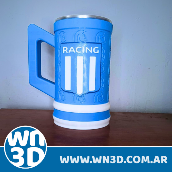 Producto - Jarra Chop 3D Racing Club Modelo 2026