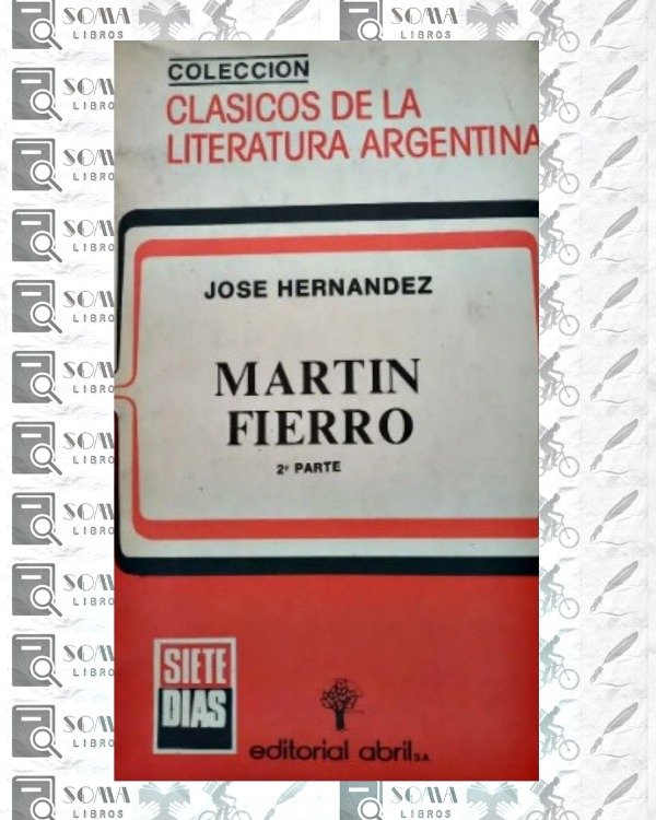 Producto - Martin Fierro 2 parte - José Hernandez