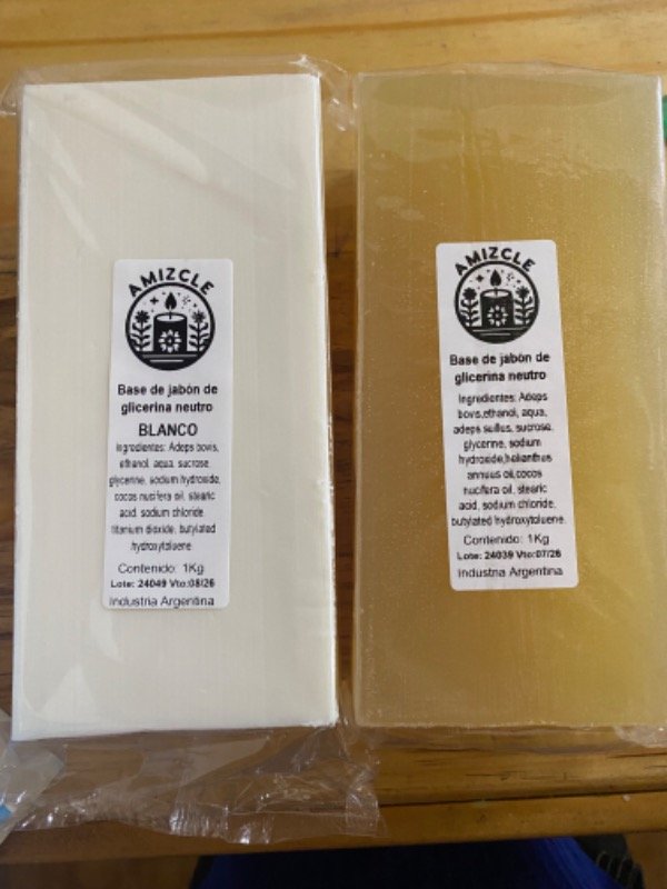 Producto - 1 CAJA BARRAS GLICERINA (VER DESCRIPCIÓN)
