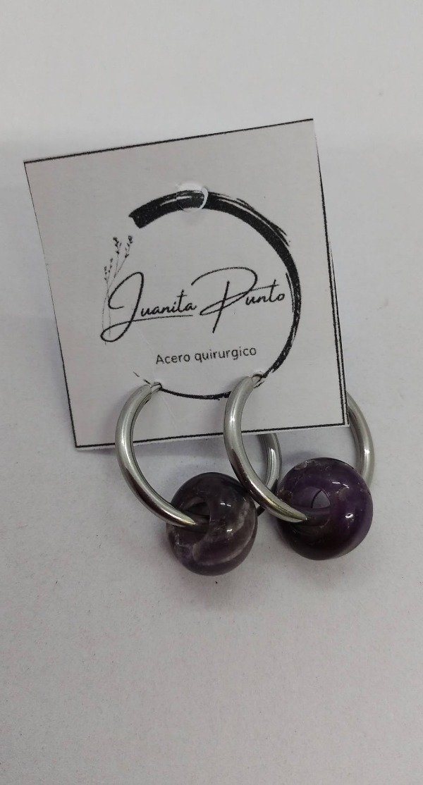 Producto - Aro de donna amatista