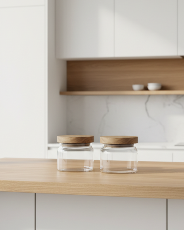 Producto - Frasco con tapa de madera