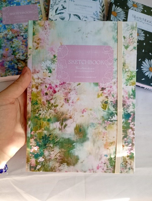 Producto - Cuaderno A5 jardín rosa - 2
