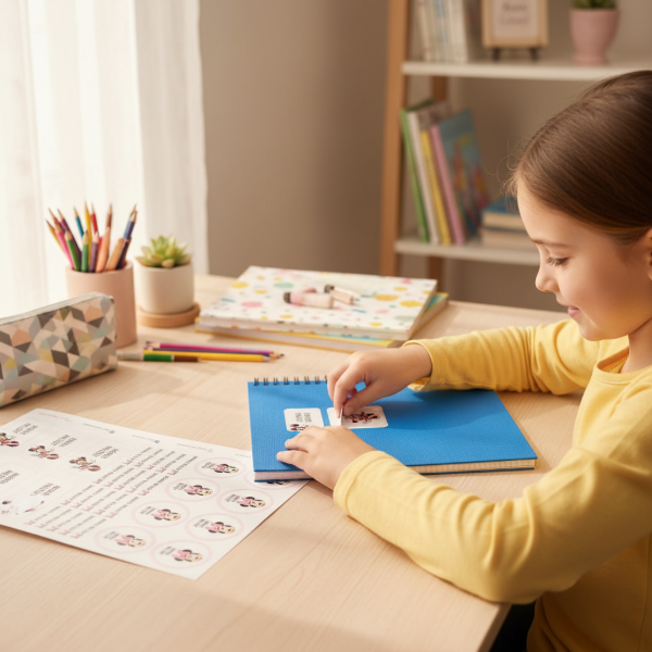 Producto - Etiquetas escolares - Vinilo Personalizadas