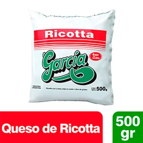 Producto - LA SERENISIMA RICOTTA GARCIA X500G