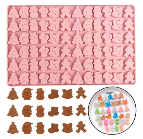 Producto - MOLDE SILICONA X72 MINI FIGURAS NAVIDEÑAS - 0