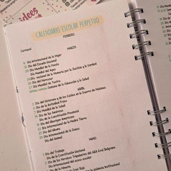 Producto - AGENDA DOCENTE 2027 . nivel inicial /primaria (Tapa a elección) - 3