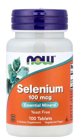 Producto - NOW Foods, Selenio, 100 mcg, 100 comprimidos