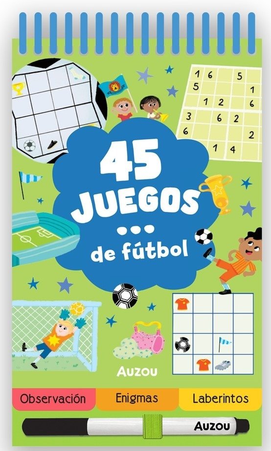 Producto - 45 juegos de fútbol! Incluye marcador - Auzou