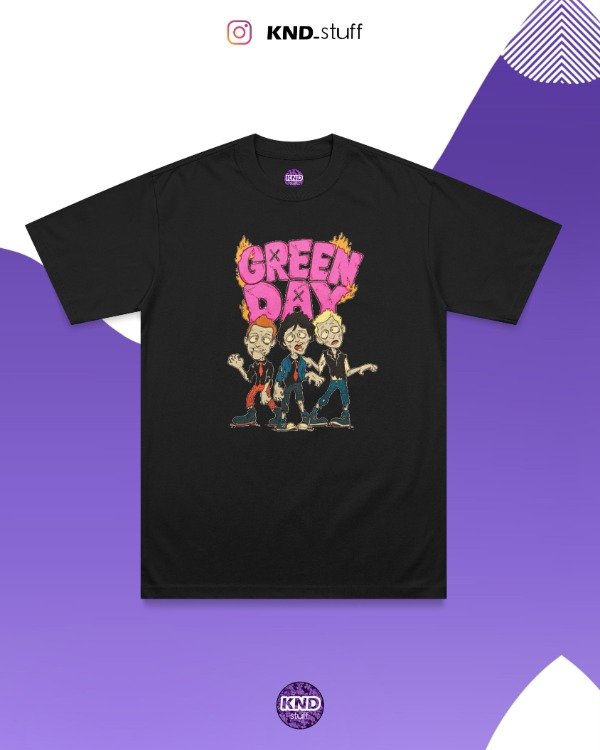 Remera Green Day zombies
