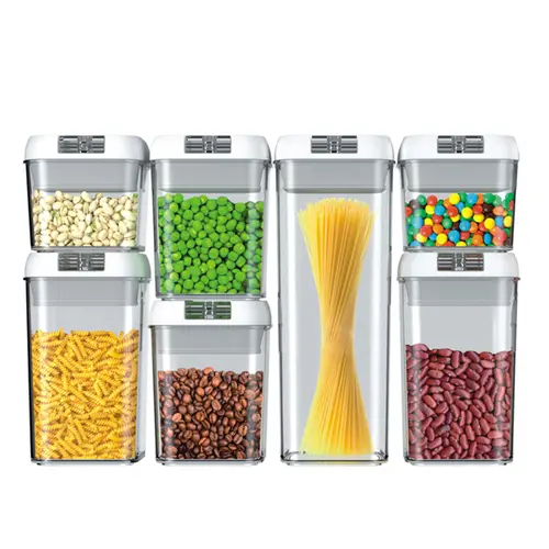 Producto - Set De 7 Contenedores Para Cocina Gadnic Con Tapa Hermética