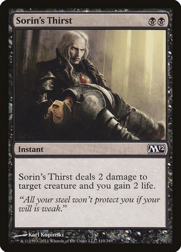 Producto - Sorin's Thirst  Magic 2012