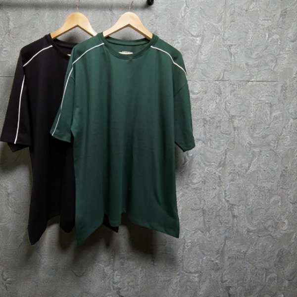 Producto - Remera Básica con Vivo #Algodon Peinado