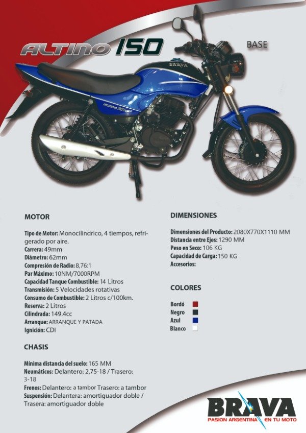 Producto - ALTINO 150