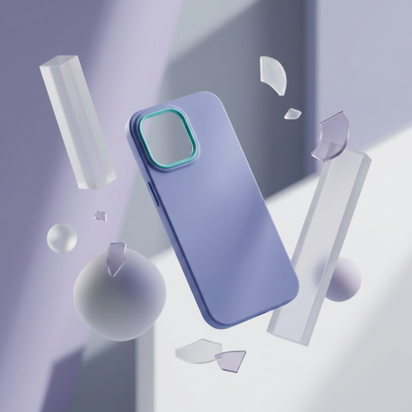 Producto - Funda doble (lila con verde agua)