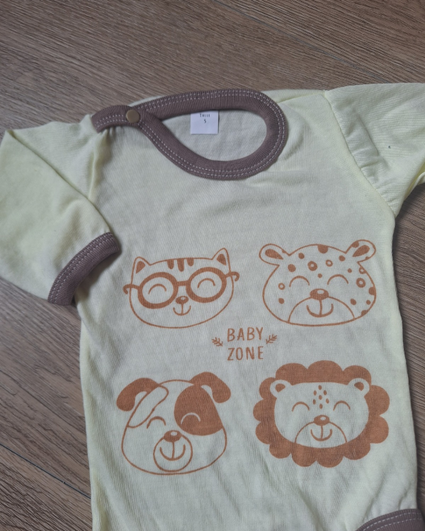 Producto - Body animales Amarillo