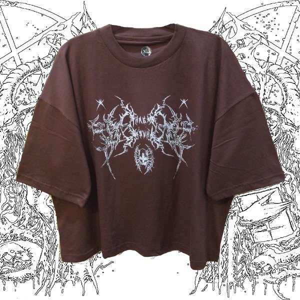 Producto - Remera Boxy Fit Hitz Thread Marron