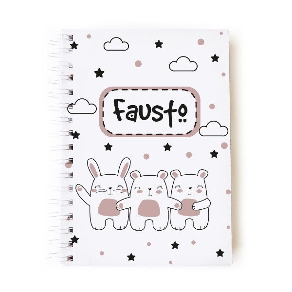 Producto - Cuaderno Pediatrico Animalitos Minimalistas - 0