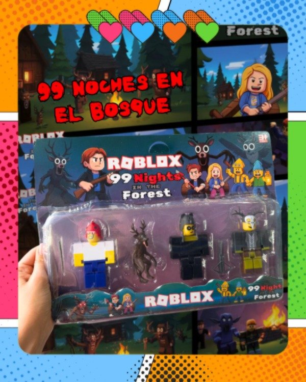 Producto - Roblox 99 noches en el bosque x4