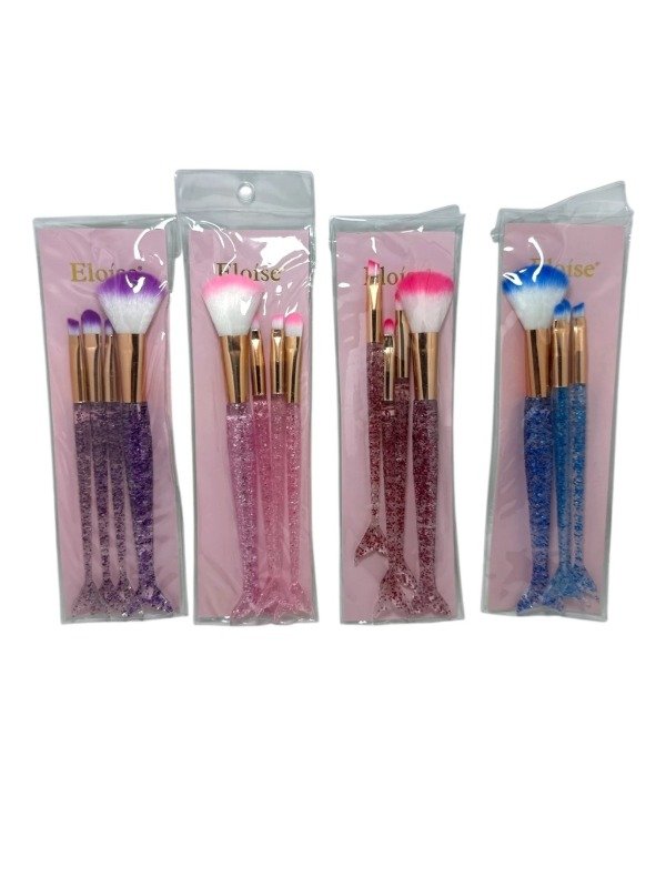 Producto - KIT X4 PINCEL COLA DE SIRENA GLITTERS