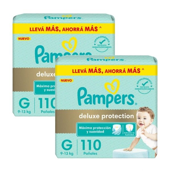 Producto - Pampers Deluxe Protection G x 110 Unidades