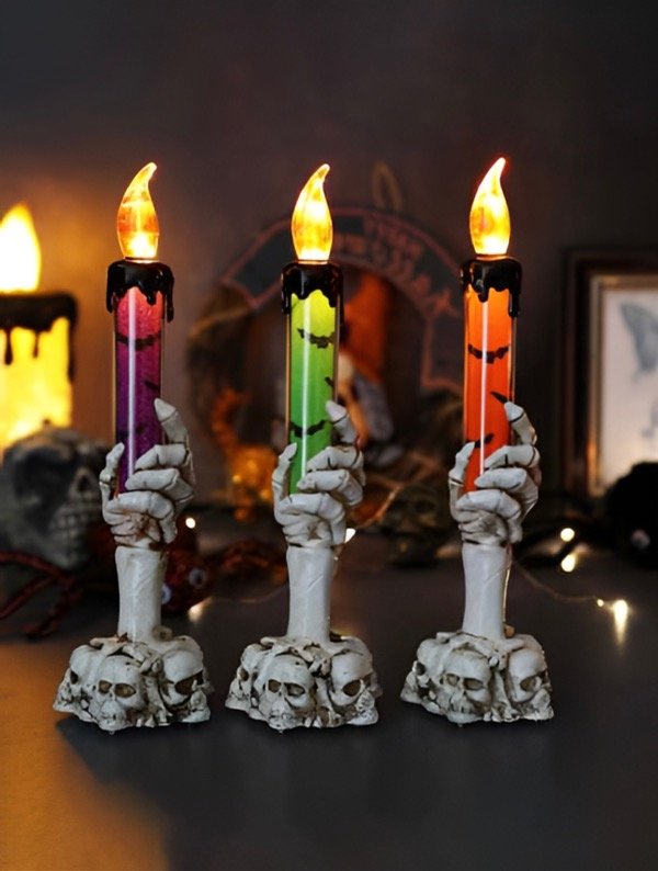 Producto - Vela led tenebrosa, color surtido, 20cm