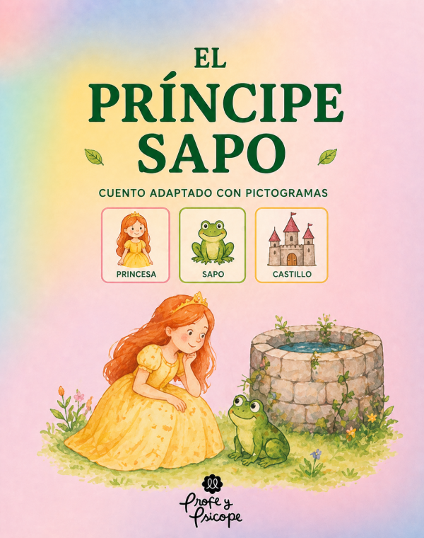 Producto - EL PRÍNCIPE SAPO CUENTO ADAPTADO CON PICTOGRAMAS TEA Y TEL