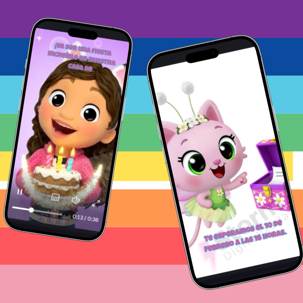 Producto - Video invitacion digital de Gabbys doll House - 2