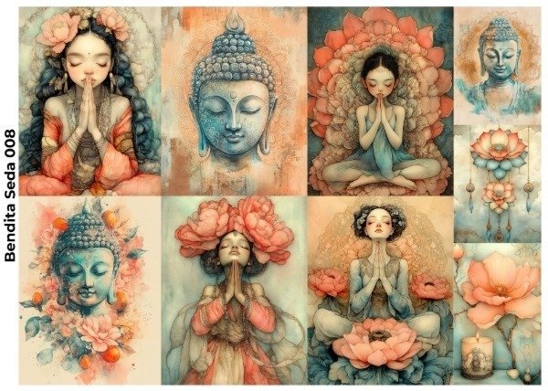 Producto - Bendita Seda 008 Meditacion XL