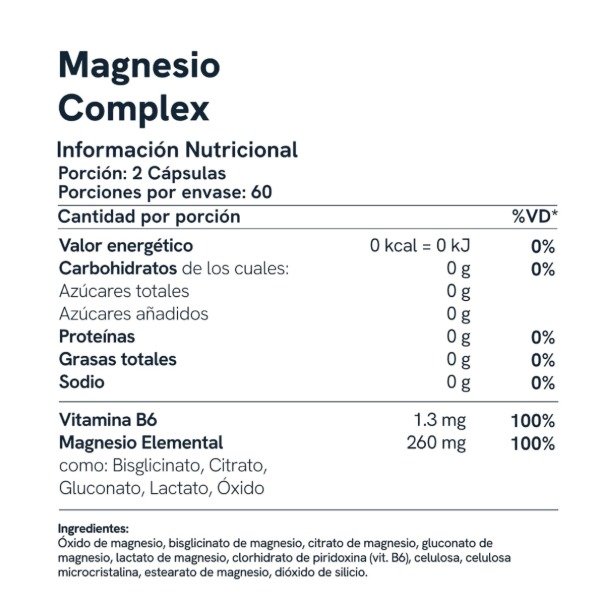 Producto - Magnesio Complex en Cápsulas - 5