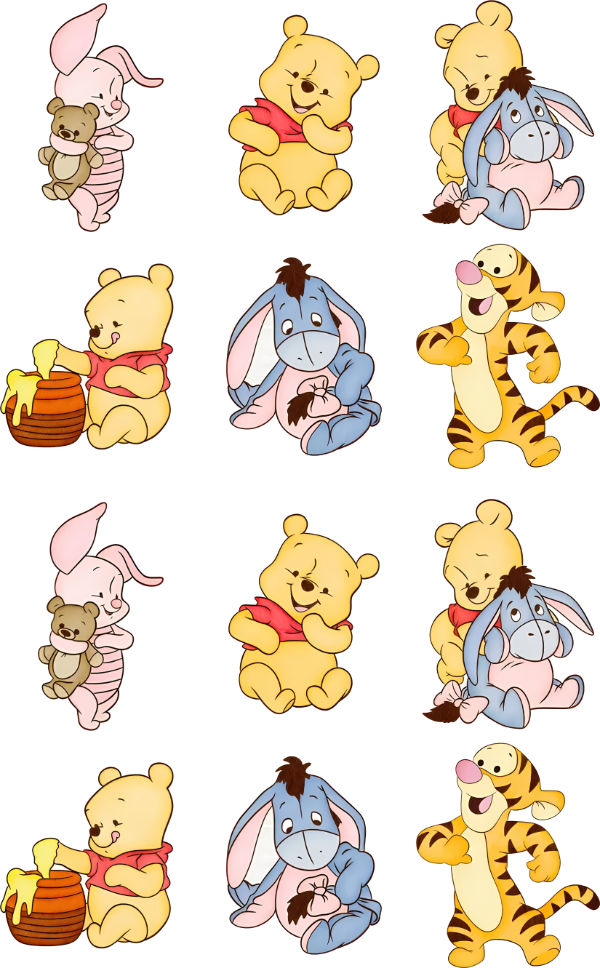 Producto - STICKERS WINNIE POOH FORMA X 12