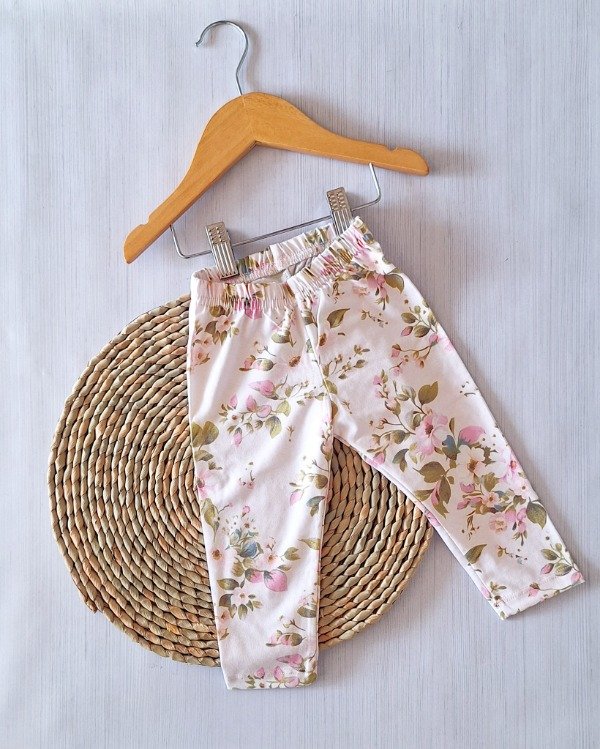 Producto - Calza FLORES (rosa palo)
