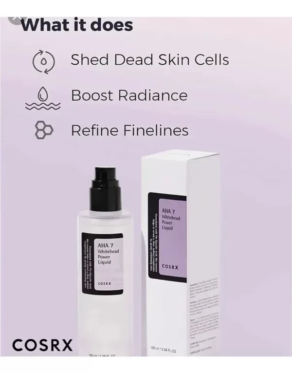Producto - Esencia Exfoliante COSRX AHA 7 Whitehead Power Liquid 100ml. - 5