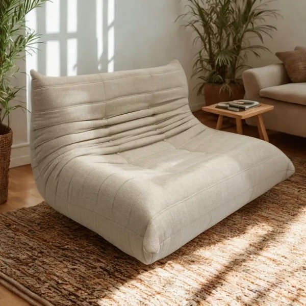 Producto - Sillon Togo 2 cuerpos enterizo en caja natural