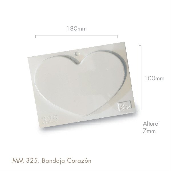Producto - Molde Bandeja Corazón (MM325)